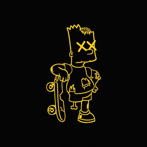 T Shirt Bart Simpsons Zombie Parody Simpsonss Black