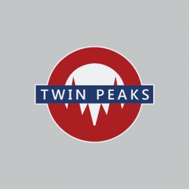 Tee shirt Twin Peaks Uground sign gray
