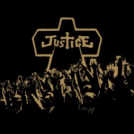 negro camiseta de la justicia