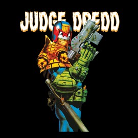 black t-shirt judge dredd