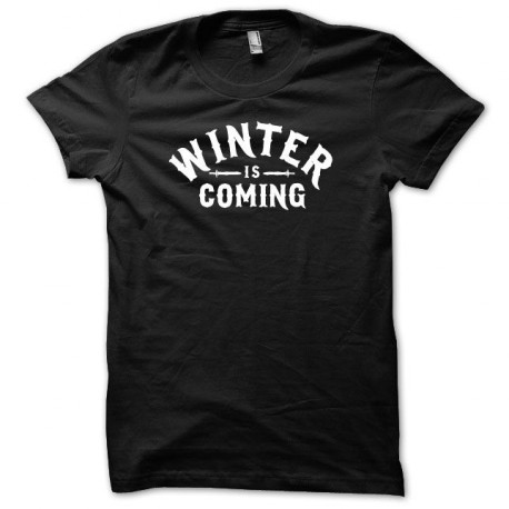 Tee Shirt Game of Thrones Game of thrones white / black