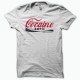 T-shirt Cocaine zero parody coca cola white