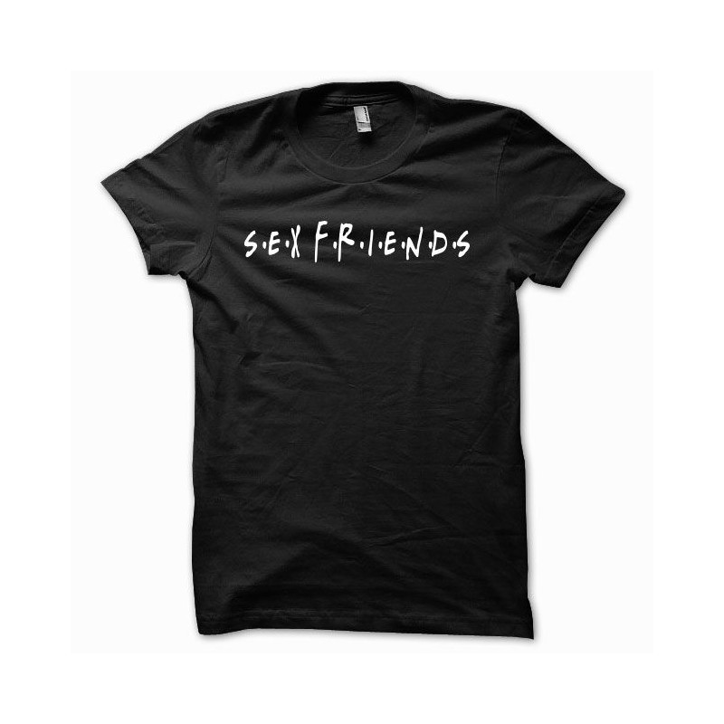800px x 800px - T-shirt sex friends parody friends black