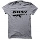 t-shirt AK-47 kalachnikov black/gray