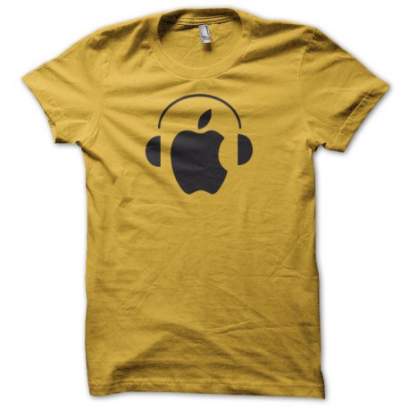 T-shirt Apple Dj black/yellow