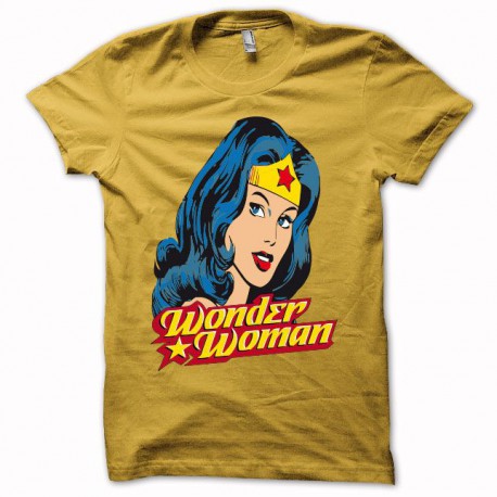 camiseta Wonder Woman amarillo