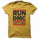 T-shirt RUN DMC PARTY HARD yellow