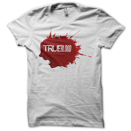 Camiseta True Blood mancha de sangre blanco