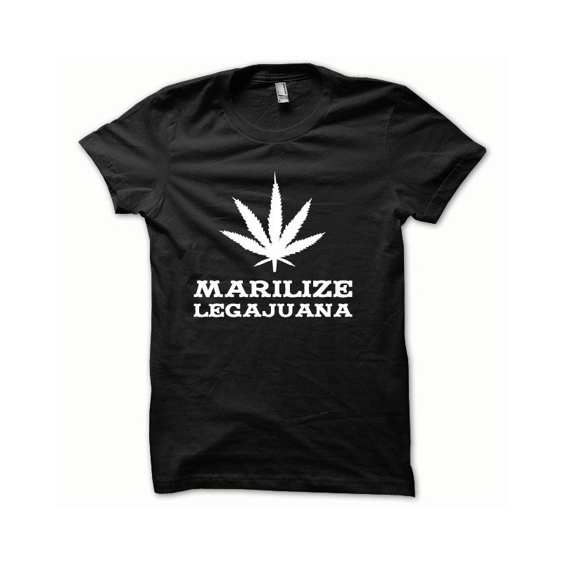 T-shirt Marilize Legajuana white on black