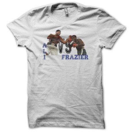 T-shirt boxe Ali vs Frazier white