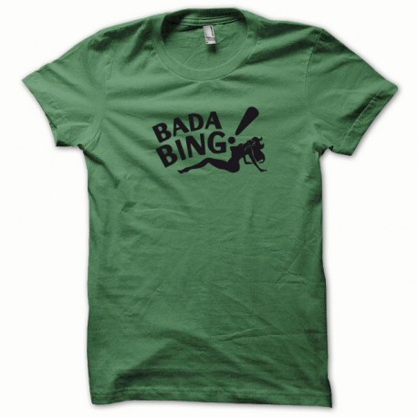 Tee shirt Bada Bing noir/vert bouteille