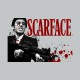 Camiseta Scarface sangre gris