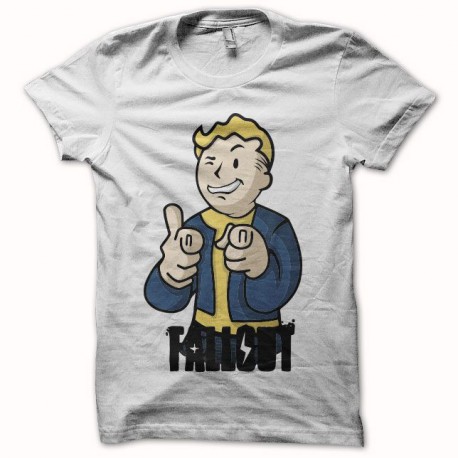 camiseta fallout classic blanco