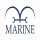 Tee shirt One piece marine blanc 