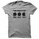 Tee shirt Steve Jobs Apple noir/gris