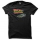 Camiseta  back to the future delorean negro