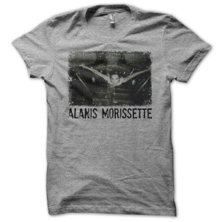 camiseta Alanis Morissette gris