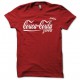 Tee shirt coca cola parodie couca coula blanc/rouge