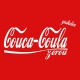 Tee shirt coca cola parodie couca coula blanc/rouge