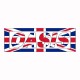 camiseta Oasis union jack blanco