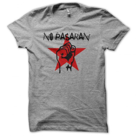 Tee shirt No Passaran gris