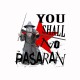 T-shirt Gandalf parody No Passaran white