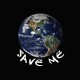 camiseta ecología Planeta Tierra Save Me negro