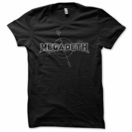 camiseta Megadeth blanco/negro