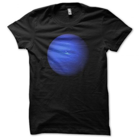 T-shirt astronomy Planet Neptune black