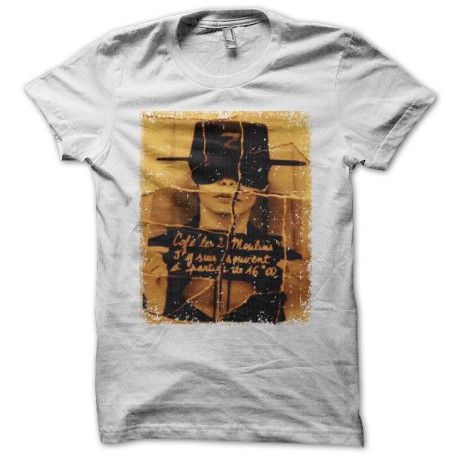 Tee shirt Amélie Poulain Zorro blanc