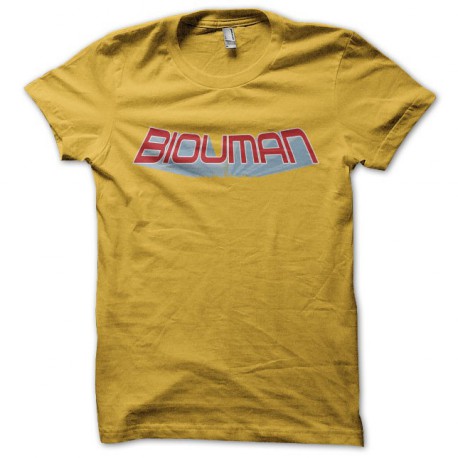 camiseta Les Inconnus Biouman parodia Bioman amarillo