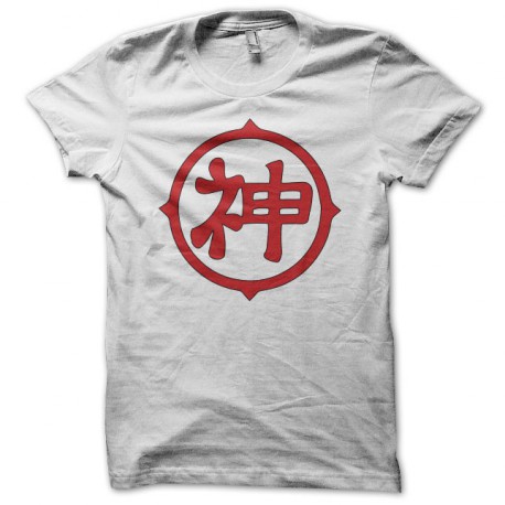 camiseta manga Symbol Kami's kanji blanco