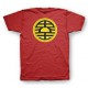 Camiseta symbol Kaio King Kai's kanji Goku's uniform rojo