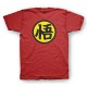 Tee shirt symbole Goku's kanji rouge