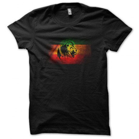 camiseta Rasta Lion negro