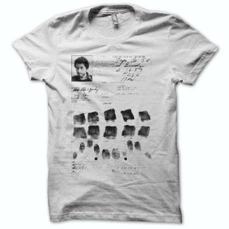 camiseta Serial Killer Ted Bundy blanco