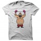 T-shirt Punch Out pixel art white