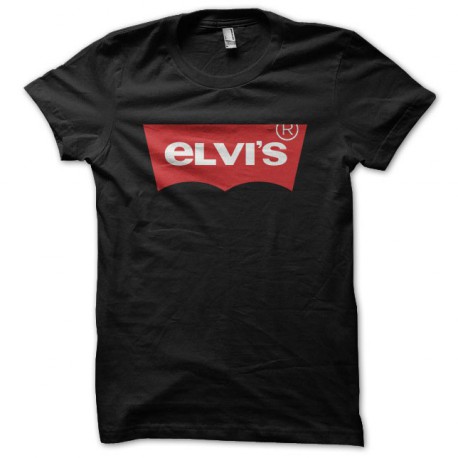 Elvis parody shirt Levis black