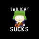 Camiseta Twilight Sucks Kyle vampire South Park parodia negro