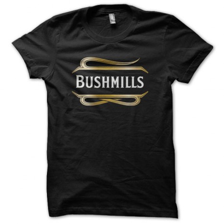 Tee shirt Bushmills Irish Whisky noir