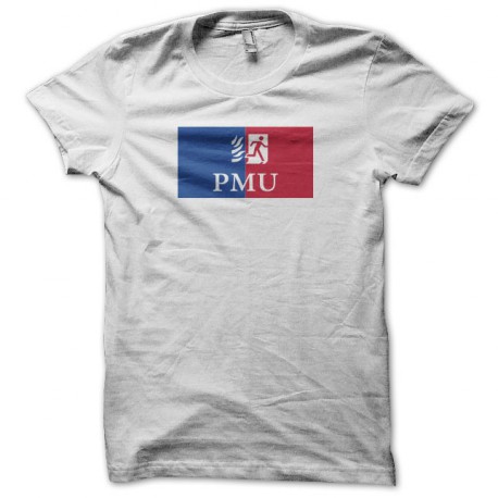 Tee shirt UMP parodie PMU blanc