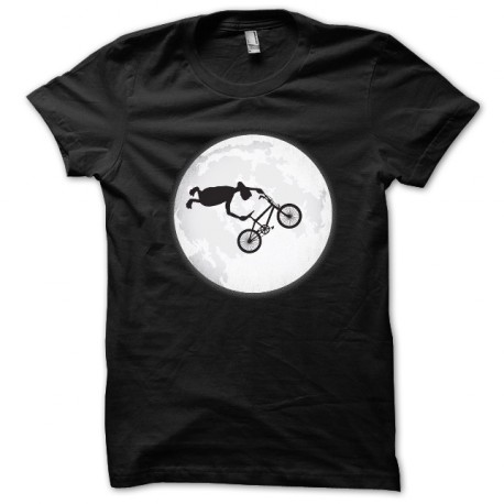 Black tee shirt and biker