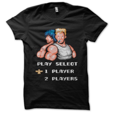 T shirt Contra black player