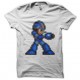 Camiseta blanca Megaman 16 bits arte