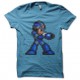 Camiseta azul Megaman 16 bits