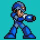 Camiseta azul Megaman 16 bits