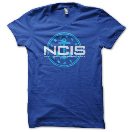 Tee shirt NCIS US Navy symbol bleu