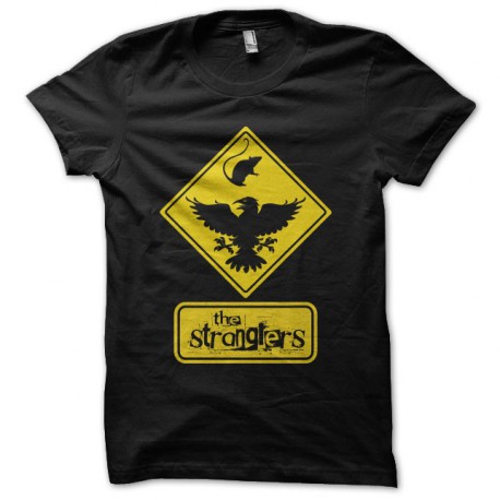 Tee shirt The Stranglers warning sign noir