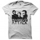 Tee shirt Massive Attack band artwork blanc