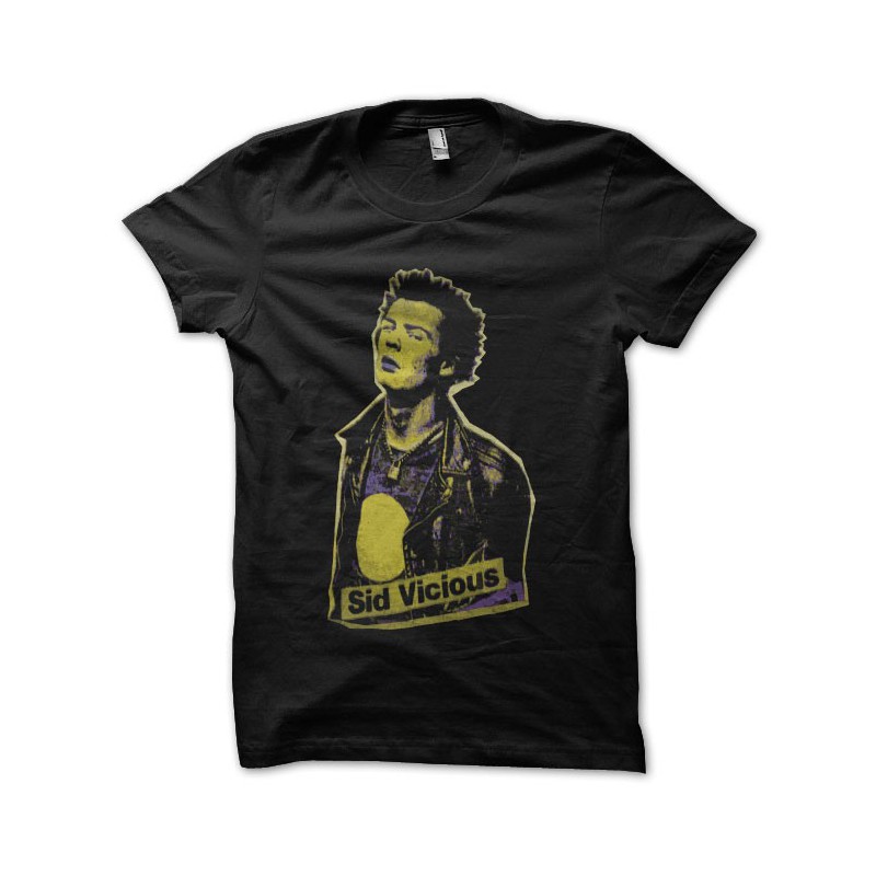 Sid Vicious T Shirt Black Fan Art